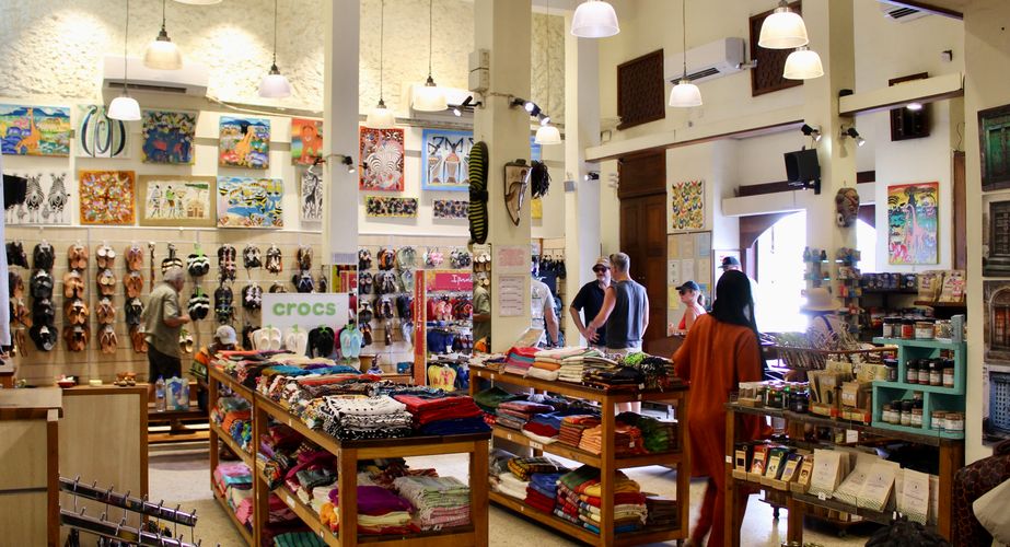 Zanzibar Stone Town souvenirwinkel